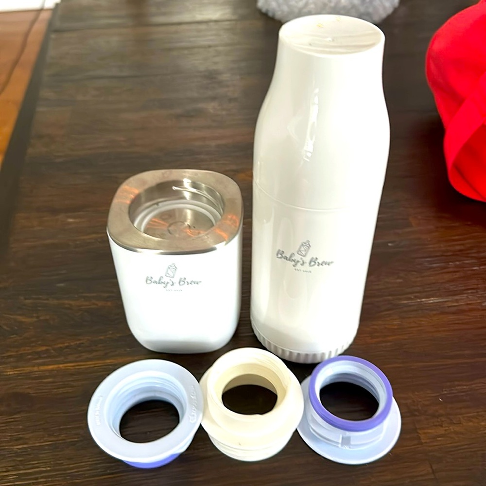 Portable baby brew bottle warmer